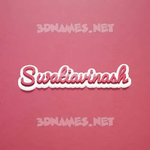 swatiavinash in Red Scribble style - 3D name wallpaper swatiavinash in Red Scribble style - 3D name wallpaper