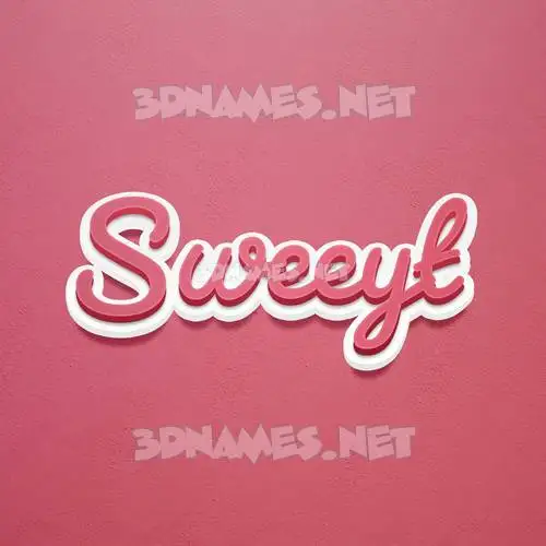 sweeyt in Red Scribble style - 3D name wallpaper sweeyt in Red Scribble style - 3D name wallpaper