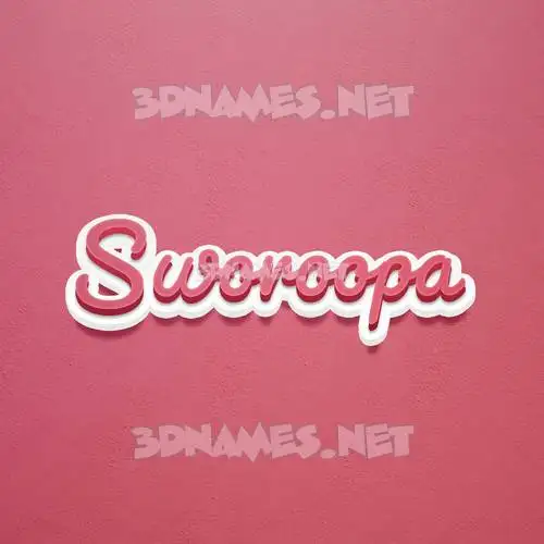 sworoopa in Red Scribble style - 3D name wallpaper sworoopa in Red Scribble style - 3D name wallpaper