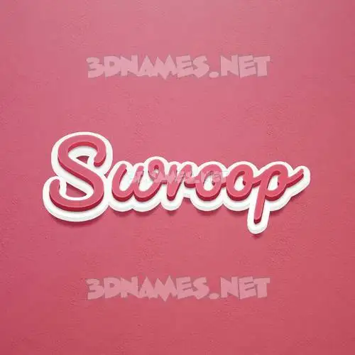 swroop in Red Scribble style - 3D name wallpaper swroop in Red Scribble style - 3D name wallpaper