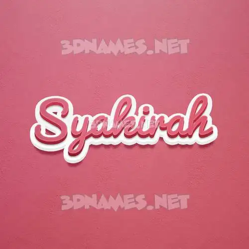 syakirah in Red Scribble style - 3D name wallpaper syakirah in Red Scribble style - 3D name wallpaper