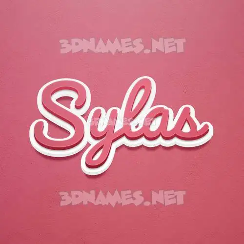 sylas in Red Scribble style - 3D name wallpaper sylas in Red Scribble style - 3D name wallpaper