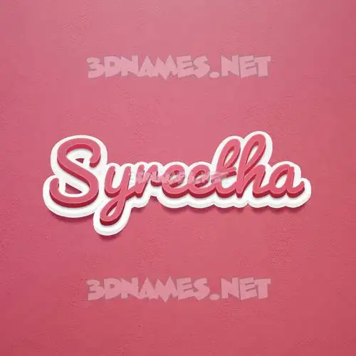 syreetha in Red Scribble style - 3D name wallpaper syreetha in Red Scribble style - 3D name wallpaper