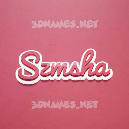 szmsha in Red Scribble style - 3D name wallpaper szmsha in Red Scribble style - 3D name wallpaper