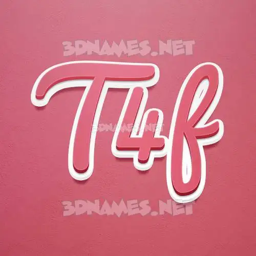 t4f in Red Scribble style - 3D name wallpaper t4f in Red Scribble style - 3D name wallpaper