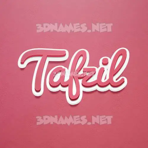 tafzil in Red Scribble style - 3D name wallpaper tafzil in Red Scribble style - 3D name wallpaper