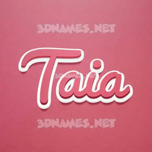 taia in Red Scribble style - 3D name wallpaper taia in Red Scribble style - 3D name wallpaper