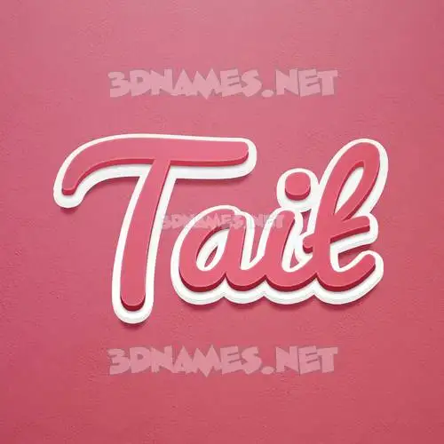 tait in Red Scribble style - 3D name wallpaper tait in Red Scribble style - 3D name wallpaper