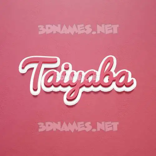 taiyaba in Red Scribble style - 3D name wallpaper taiyaba in Red Scribble style - 3D name wallpaper