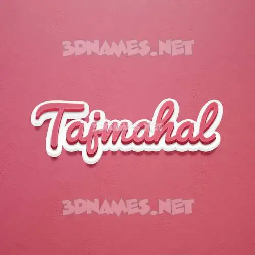 tajmahal in Red Scribble style - 3D name wallpaper tajmahal in Red Scribble style - 3D name wallpaper
