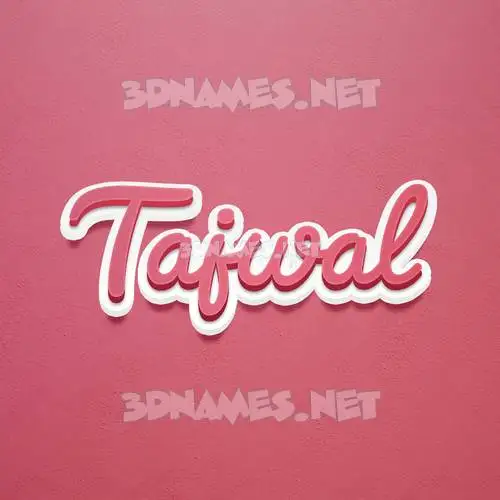 tajwal in Red Scribble style - 3D name wallpaper tajwal in Red Scribble style - 3D name wallpaper