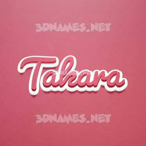 takara in Red Scribble style - 3D name wallpaper takara in Red Scribble style - 3D name wallpaper