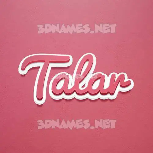 talar in Red Scribble style - 3D name wallpaper talar in Red Scribble style - 3D name wallpaper