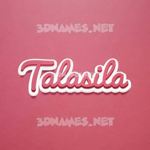 talasila in Red Scribble style - 3D name wallpaper talasila in Red Scribble style - 3D name wallpaper
