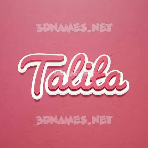 talita in Red Scribble style - 3D name wallpaper talita in Red Scribble style - 3D name wallpaper
