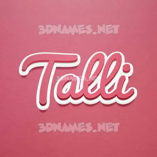 talli in Red Scribble style - 3D name wallpaper talli in Red Scribble style - 3D name wallpaper