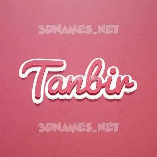 tanbir in Red Scribble style - 3D name wallpaper tanbir in Red Scribble style - 3D name wallpaper