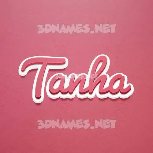 tanha in Red Scribble style - 3D name wallpaper tanha in Red Scribble style - 3D name wallpaper