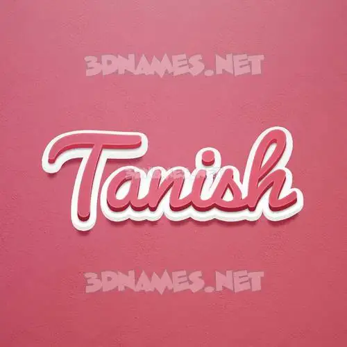 tanish in Red Scribble style - 3D name wallpaper tanish in Red Scribble style - 3D name wallpaper