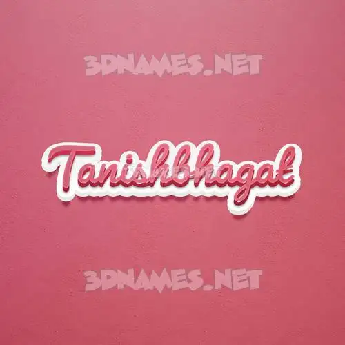 tanishbhagat in Red Scribble style - 3D name wallpaper tanishbhagat in Red Scribble style - 3D name wallpaper