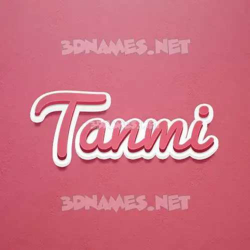 tanmi in Red Scribble style - 3D name wallpaper tanmi in Red Scribble style - 3D name wallpaper