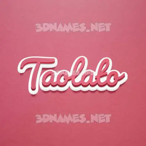 taolato in Red Scribble style - 3D name wallpaper taolato in Red Scribble style - 3D name wallpaper