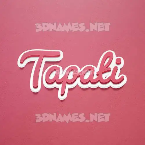 tapati in Red Scribble style - 3D name wallpaper tapati in Red Scribble style - 3D name wallpaper