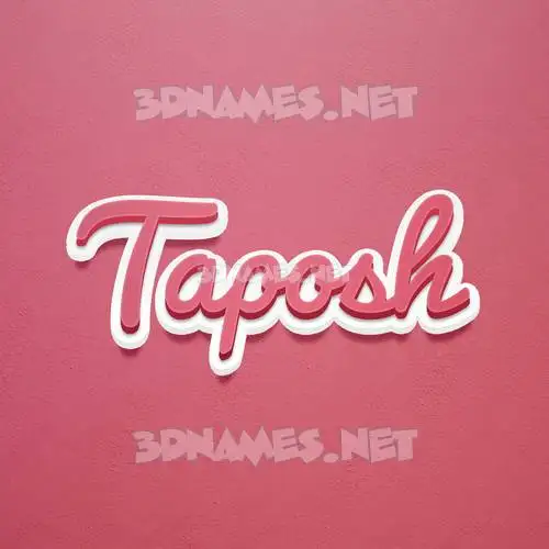 taposh in Red Scribble style - 3D name wallpaper taposh in Red Scribble style - 3D name wallpaper