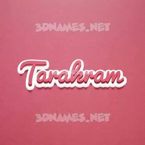 tarakram in Red Scribble style - 3D name wallpaper tarakram in Red Scribble style - 3D name wallpaper