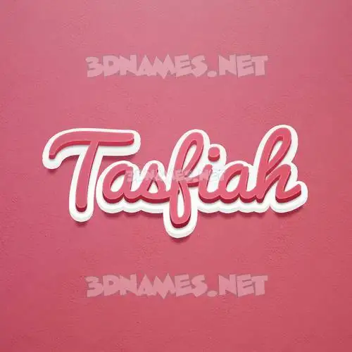 tasfiah in Red Scribble style - 3D name wallpaper tasfiah in Red Scribble style - 3D name wallpaper