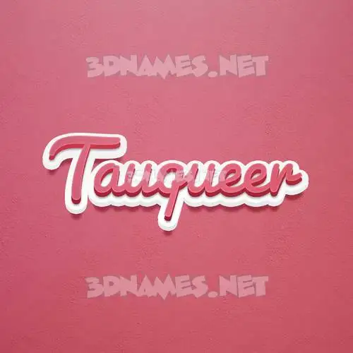 tauqueer in Red Scribble style - 3D name wallpaper tauqueer in Red Scribble style - 3D name wallpaper