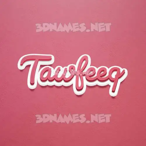 tawfeeq in Red Scribble style - 3D name wallpaper tawfeeq in Red Scribble style - 3D name wallpaper