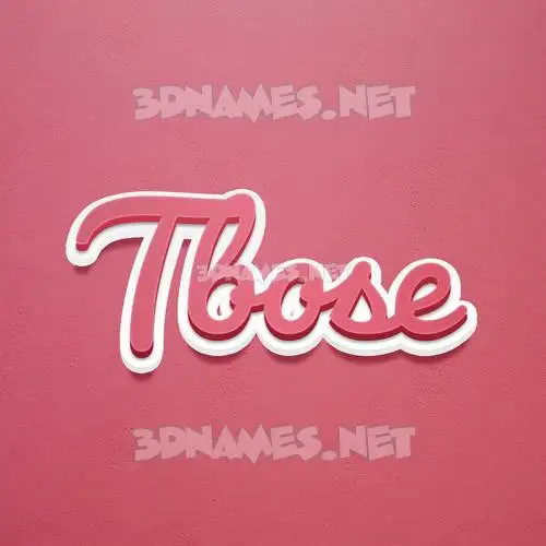 tbose in Red Scribble style - 3D name wallpaper tbose in Red Scribble style - 3D name wallpaper