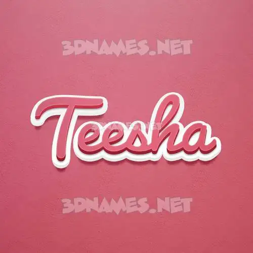 teesha in Red Scribble style - 3D name wallpaper teesha in Red Scribble style - 3D name wallpaper