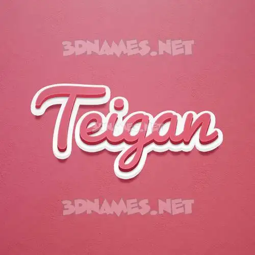 teigan in Red Scribble style - 3D name wallpaper teigan in Red Scribble style - 3D name wallpaper