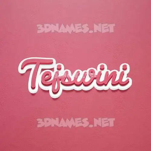 tejswini in Red Scribble style - 3D name wallpaper tejswini in Red Scribble style - 3D name wallpaper
