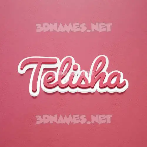 telisha in Red Scribble style - 3D name wallpaper telisha in Red Scribble style - 3D name wallpaper
