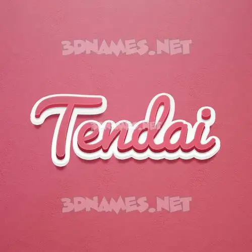 tendai in Red Scribble style - 3D name wallpaper tendai in Red Scribble style - 3D name wallpaper