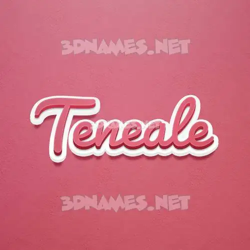 teneale in Red Scribble style - 3D name wallpaper teneale in Red Scribble style - 3D name wallpaper