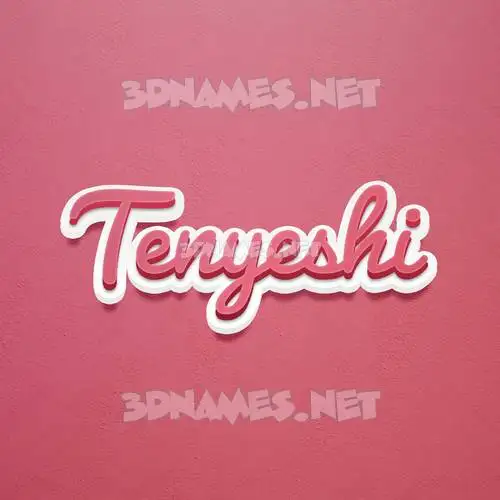 tenyeshi in Red Scribble style - 3D name wallpaper tenyeshi in Red Scribble style - 3D name wallpaper