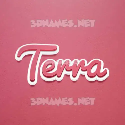terra in Red Scribble style - 3D name wallpaper terra in Red Scribble style - 3D name wallpaper