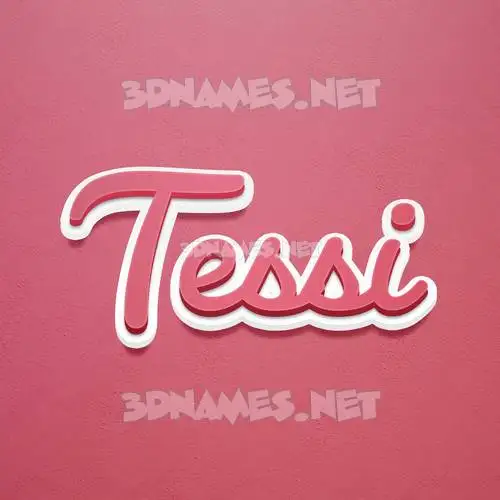 tessi in Red Scribble style - 3D name wallpaper tessi in Red Scribble style - 3D name wallpaper