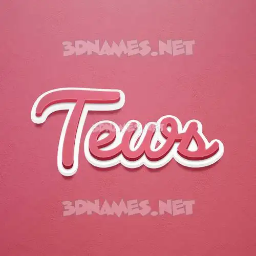 tews in Red Scribble style - 3D name wallpaper tews in Red Scribble style - 3D name wallpaper