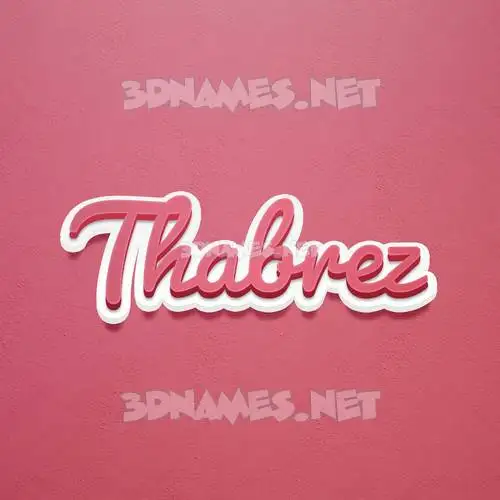 thabrez in Red Scribble style - 3D name wallpaper thabrez in Red Scribble style - 3D name wallpaper