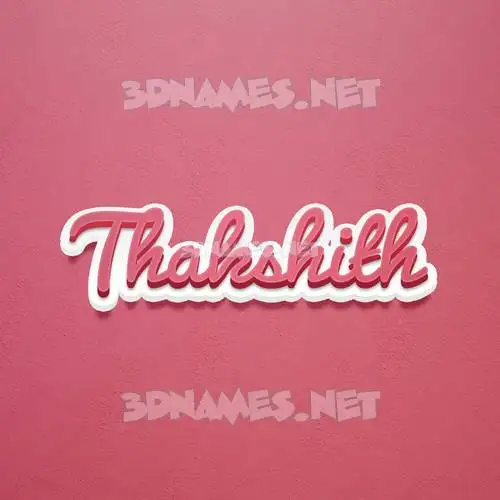 thakshith in Red Scribble style - 3D name wallpaper thakshith in Red Scribble style - 3D name wallpaper