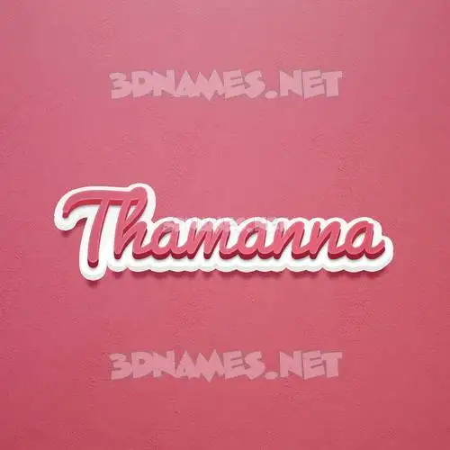 thamanna in Red Scribble style - 3D name wallpaper thamanna in Red Scribble style - 3D name wallpaper