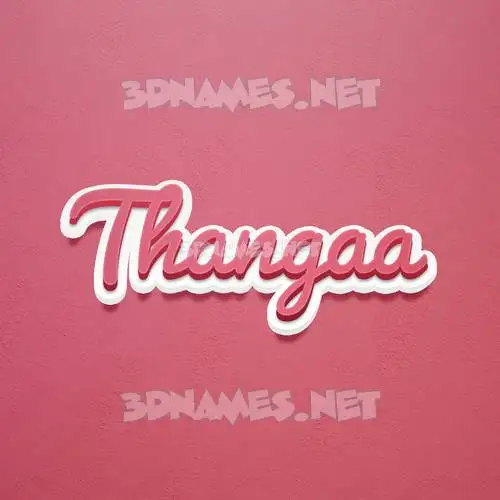 thangaa in Red Scribble style - 3D name wallpaper thangaa in Red Scribble style - 3D name wallpaper