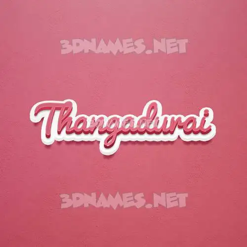 thangadurai in Red Scribble style - 3D name wallpaper thangadurai in Red Scribble style - 3D name wallpaper