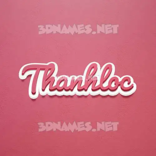thanhloc in Red Scribble style - 3D name wallpaper thanhloc in Red Scribble style - 3D name wallpaper