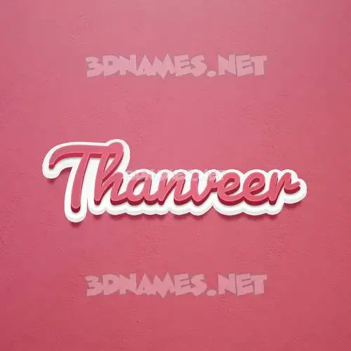 thanveer in Red Scribble style - 3D name wallpaper thanveer in Red Scribble style - 3D name wallpaper